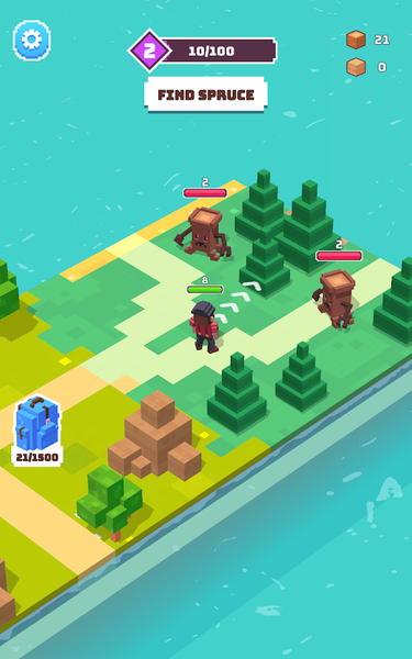 Craft Valley - Building Game - Gameplay image of android game