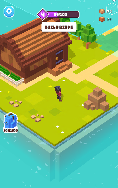 Craft Valley - Building Game - Gameplay image of android game