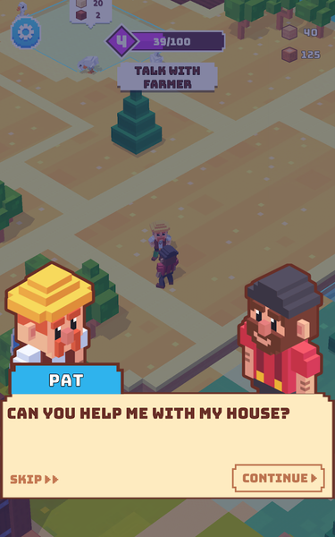 Craft Valley - Building Game - Gameplay image of android game