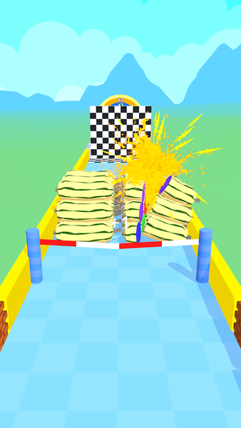 Sling Slicin - Gameplay image of android game