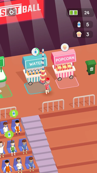 Snack Vendor Tycoon - Gameplay image of android game