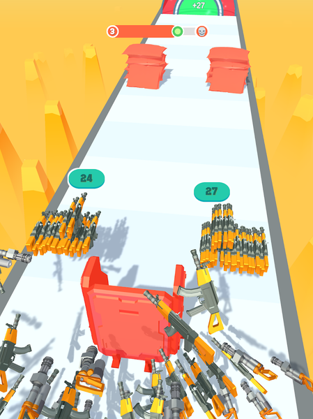 Split Gun Run - عکس بازی موبایلی اندروید