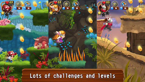 Super Jungle Jump - Gameplay image of android game