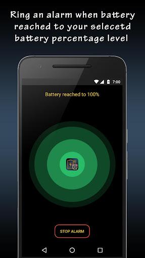 Battery Full Alarm - عکس برنامه موبایلی اندروید