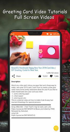 DIY Greeting Card Ideas Videos - عکس برنامه موبایلی اندروید