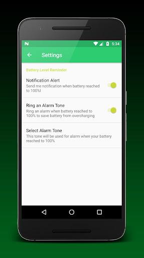 Full Battery Alarm - عکس برنامه موبایلی اندروید