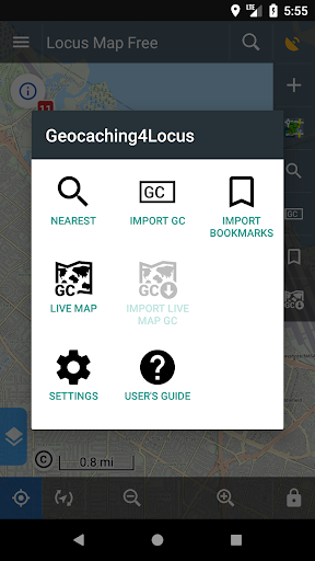Locus Map - add-on Geocaching - Image screenshot of android app