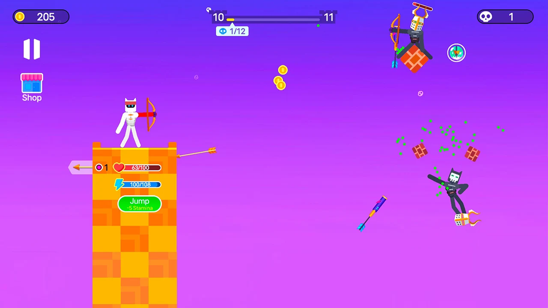 Archer Legends Duel - Gameplay image of android game