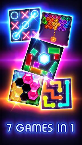 Tic Tac Toe Glow - عکس بازی موبایلی اندروید