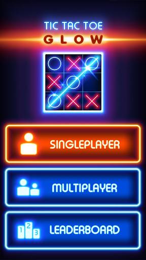 Tic Tac Toe Glow: 2 Players - عکس بازی موبایلی اندروید