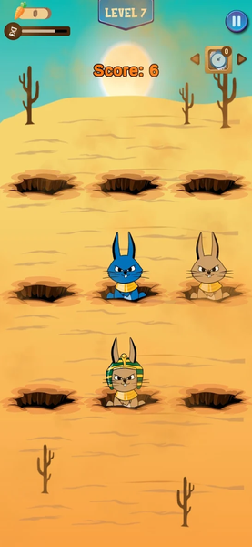 Whack a Bunny –Tap Hole Puzzle - عکس بازی موبایلی اندروید