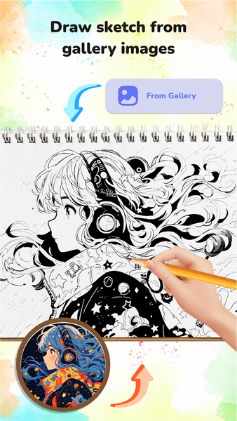 AR Draw Sketch & Paint - Image screenshot of android app