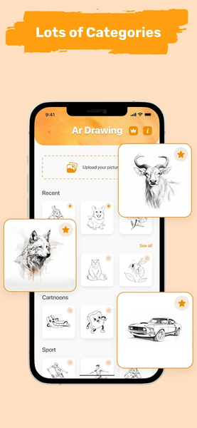 AR Draw to Sketch Photo - عکس برنامه موبایلی اندروید