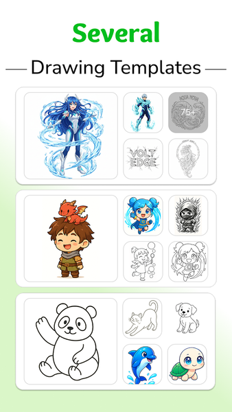 AR Anime Drawing: Sketch Trace - عکس برنامه موبایلی اندروید