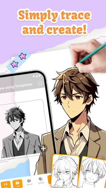 AR Drawing Anime: Sketch & Art - عکس برنامه موبایلی اندروید