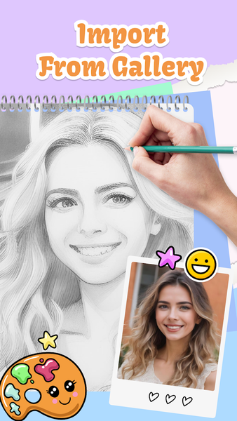 AR Drawing Anime: Sketch & Art - عکس برنامه موبایلی اندروید