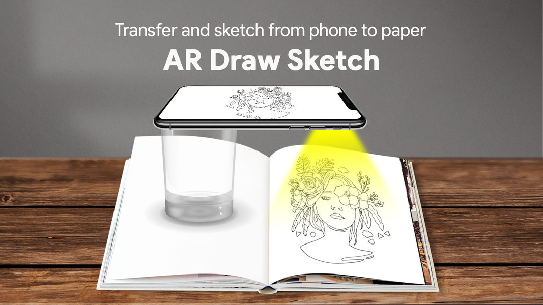 AR Draw Sketch: Trace & Paint - Image screenshot of android app