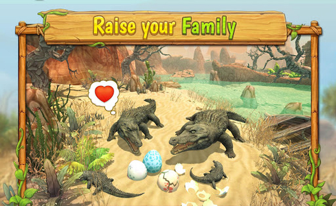 Crocodile Family Sim Online - عکس برنامه موبایلی اندروید