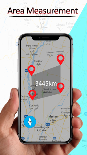 Distance Calculator Map Land Measurement - عکس برنامه موبایلی اندروید