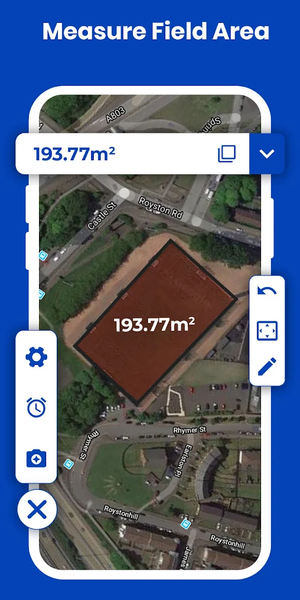 GPS Area Calculator - عکس برنامه موبایلی اندروید