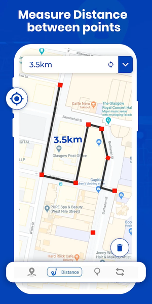 GPS Area Calculator - عکس برنامه موبایلی اندروید