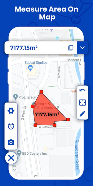 GPS Area Calculator - عکس برنامه موبایلی اندروید
