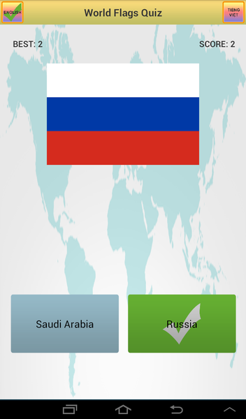 Flags Quiz - Capitals Quiz - Gameplay image of android game