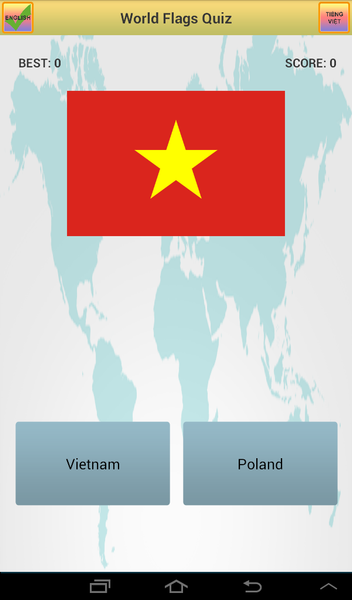 Flags Quiz - Capitals Quiz - Gameplay image of android game