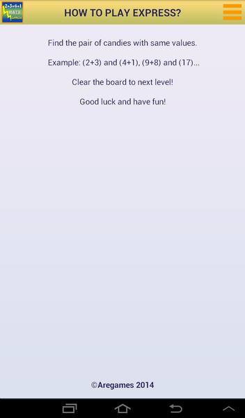 Math Express - عکس بازی موبایلی اندروید