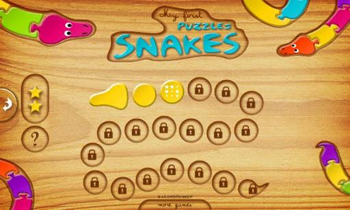 First Kids Puzzles: Snakes - Image screenshot of android app