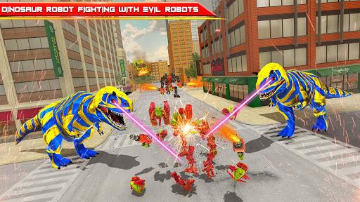 Dino Robot Transform Bike Game - Image screenshot of android app