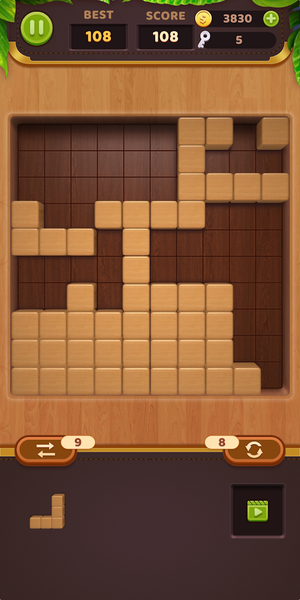 BlockPuz -Woody Block Puzzle - Gameplay image of android game