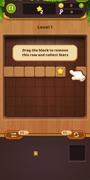 BlockPuz -Woody Block Puzzle - Gameplay image of android game