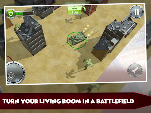 AR Tank Wars - Gameplay image of android game