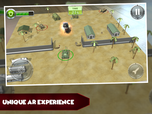AR Tank Wars - Gameplay image of android game