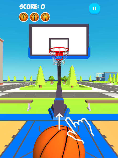Basketball Challenge ۳D - عکس بازی موبایلی اندروید