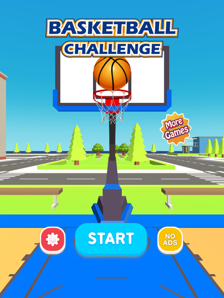 Basketball Challenge ۳D - عکس بازی موبایلی اندروید