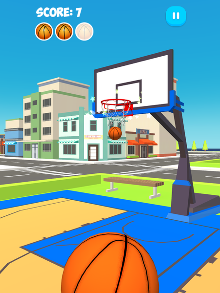 Basketball Challenge ۳D - عکس بازی موبایلی اندروید