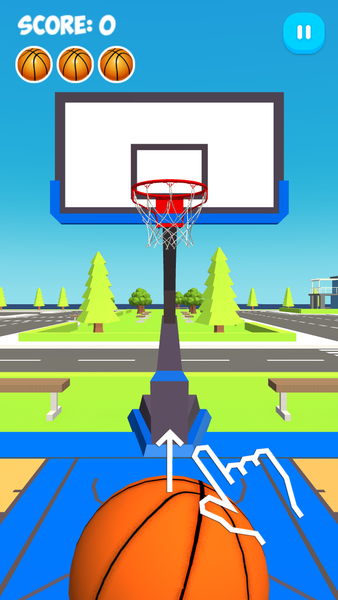 Basketball Challenge ۳D - عکس بازی موبایلی اندروید