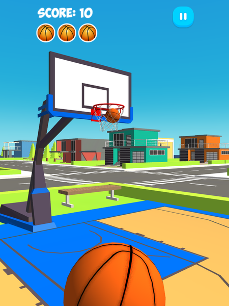 Basketball Challenge ۳D - عکس بازی موبایلی اندروید