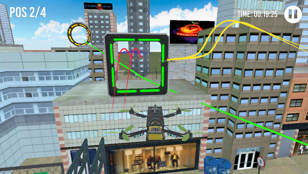 Drone Racing Cup 3D - Gameplay image of android game