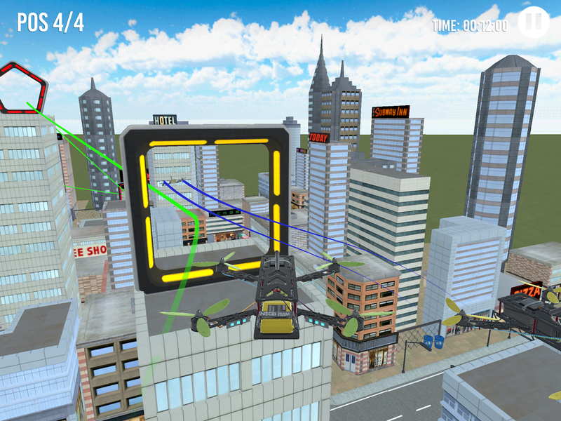 Drone Racing Cup 3D - Gameplay image of android game