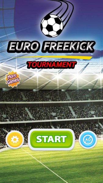 EURO FREEKICK TOURNAMENT - Gameplay image of android game