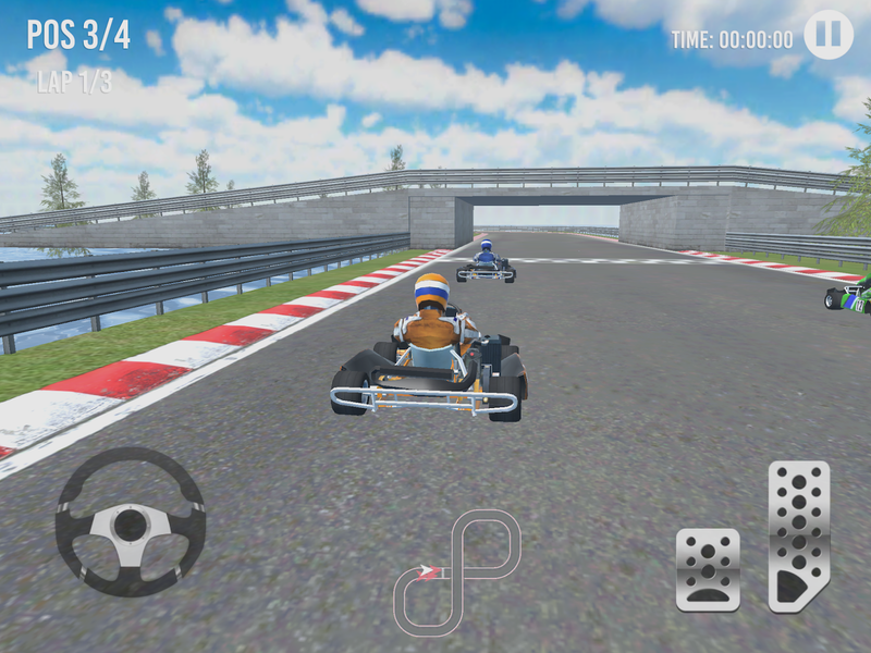 Go Kart Racing Cup ۳D - عکس بازی موبایلی اندروید