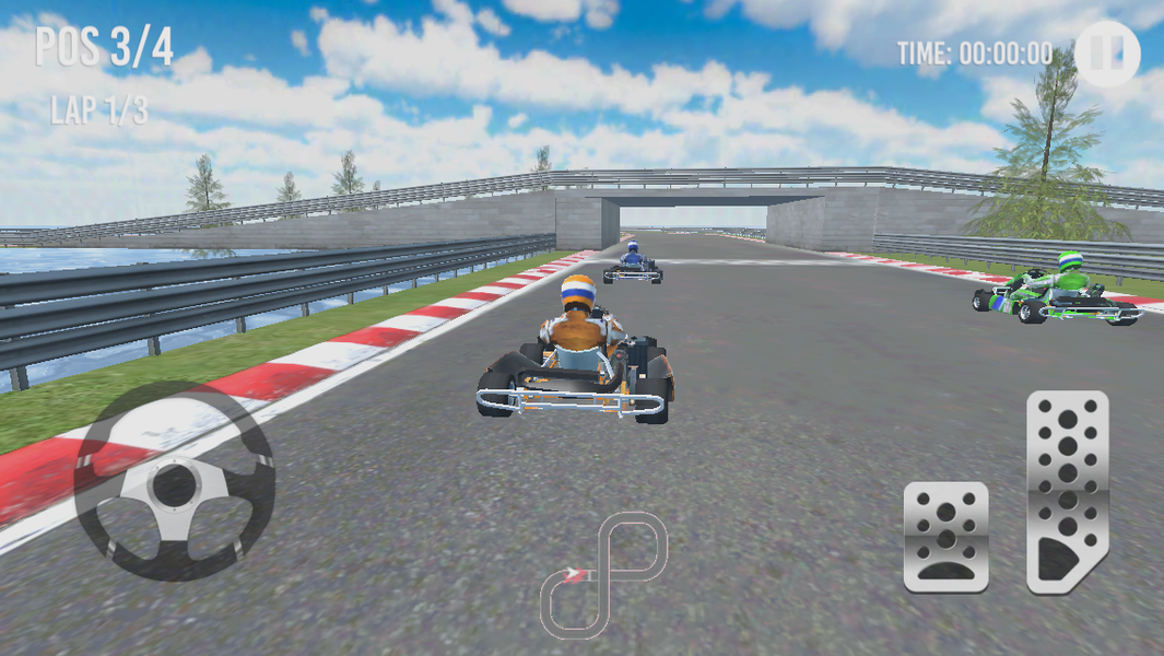 Go Kart Racing Cup ۳D - عکس بازی موبایلی اندروید