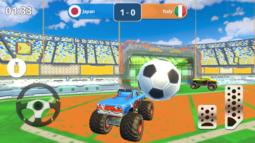 Monster Truck Soccer 3D - Gameplay image of android game