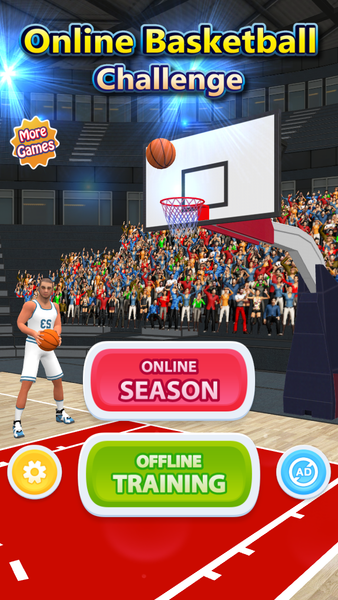 Online Basketball Challenge 3D - عکس بازی موبایلی اندروید