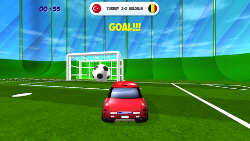 WORLD CAR SOCCER TOURNAMENT 3D - Gameplay image of android game