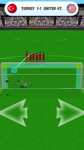 WORLD FREEKICK TOURNAMENT - Gameplay image of android game