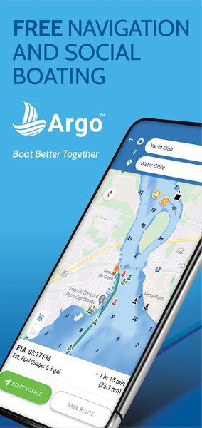 Argo - #1 Boat Navigation App - Image screenshot of android app